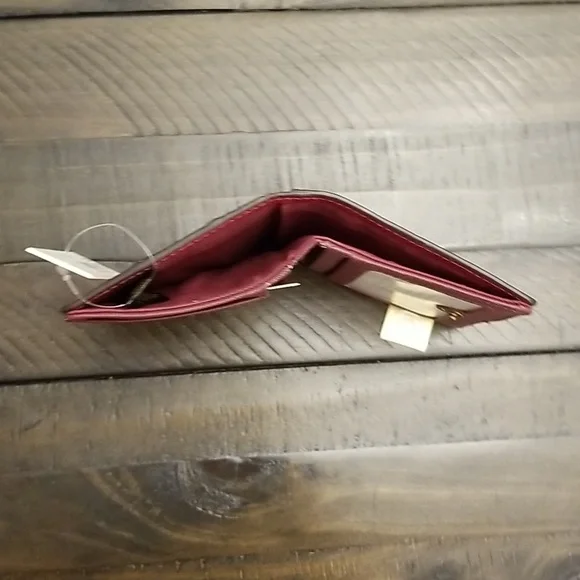 Fossil Emma Mini Wallet RFID Leather Multicolor Patchwork - Picture 9 of 15